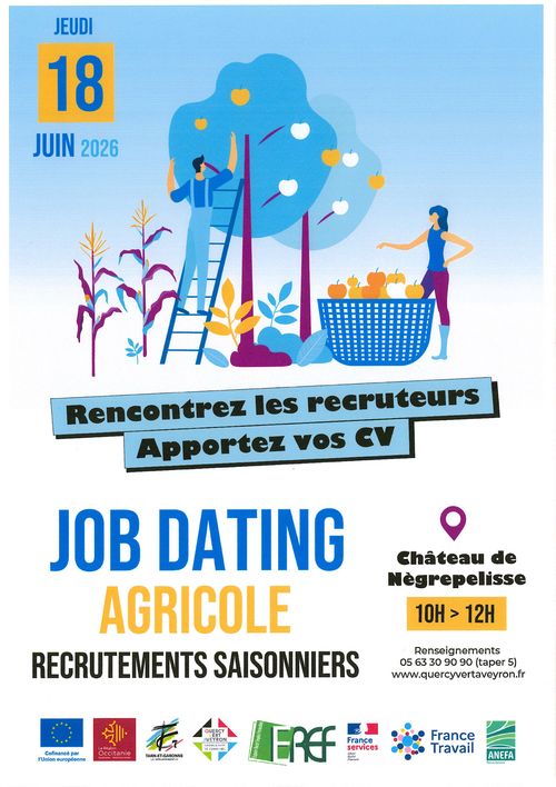 Job dating agricole le 18 juin 2026