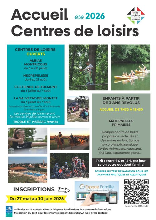 vacances ETE 2026