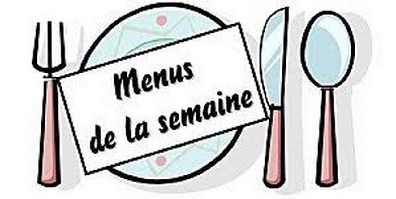 Menu de la cantine